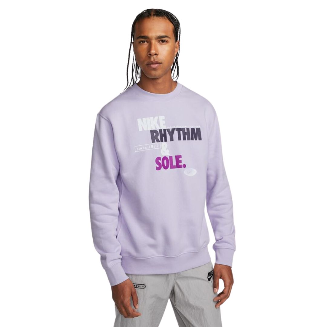 Fleece Crew Rhythm Grap Sweatshirt