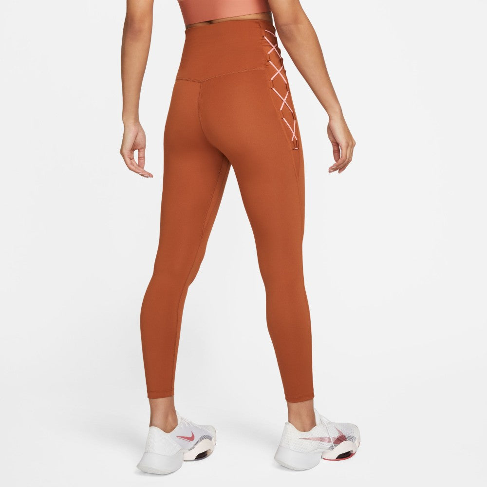 One High-Waisted 7/8 Lace-Up Leggings