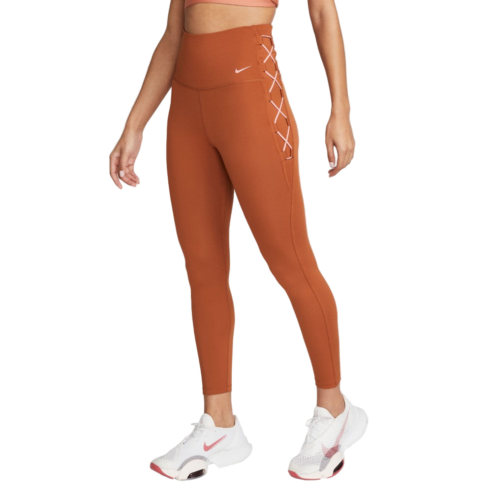 One High-Waisted 7/8 Lace-Up Leggings