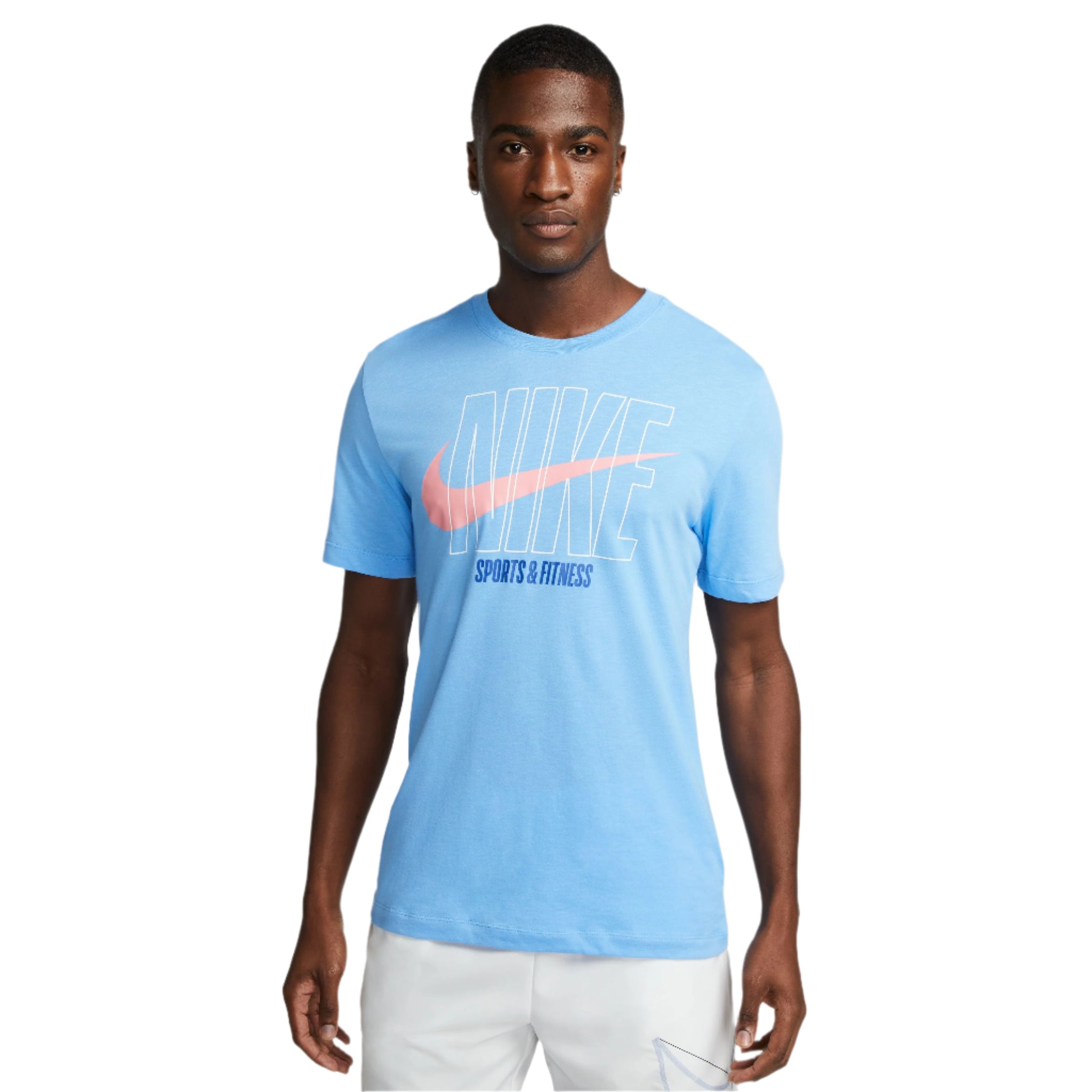 Nike Dri-FIT Men's Fitness T-Shirt Blue