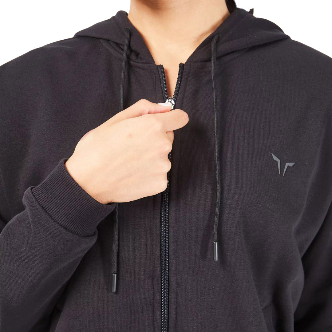 Essential Relaxed Zip Up Sweatshirt
