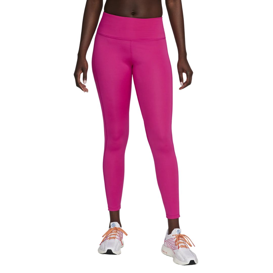 Nike Fast Women's Mid-Rise Crop Running Leggings CZ9238-010 XL