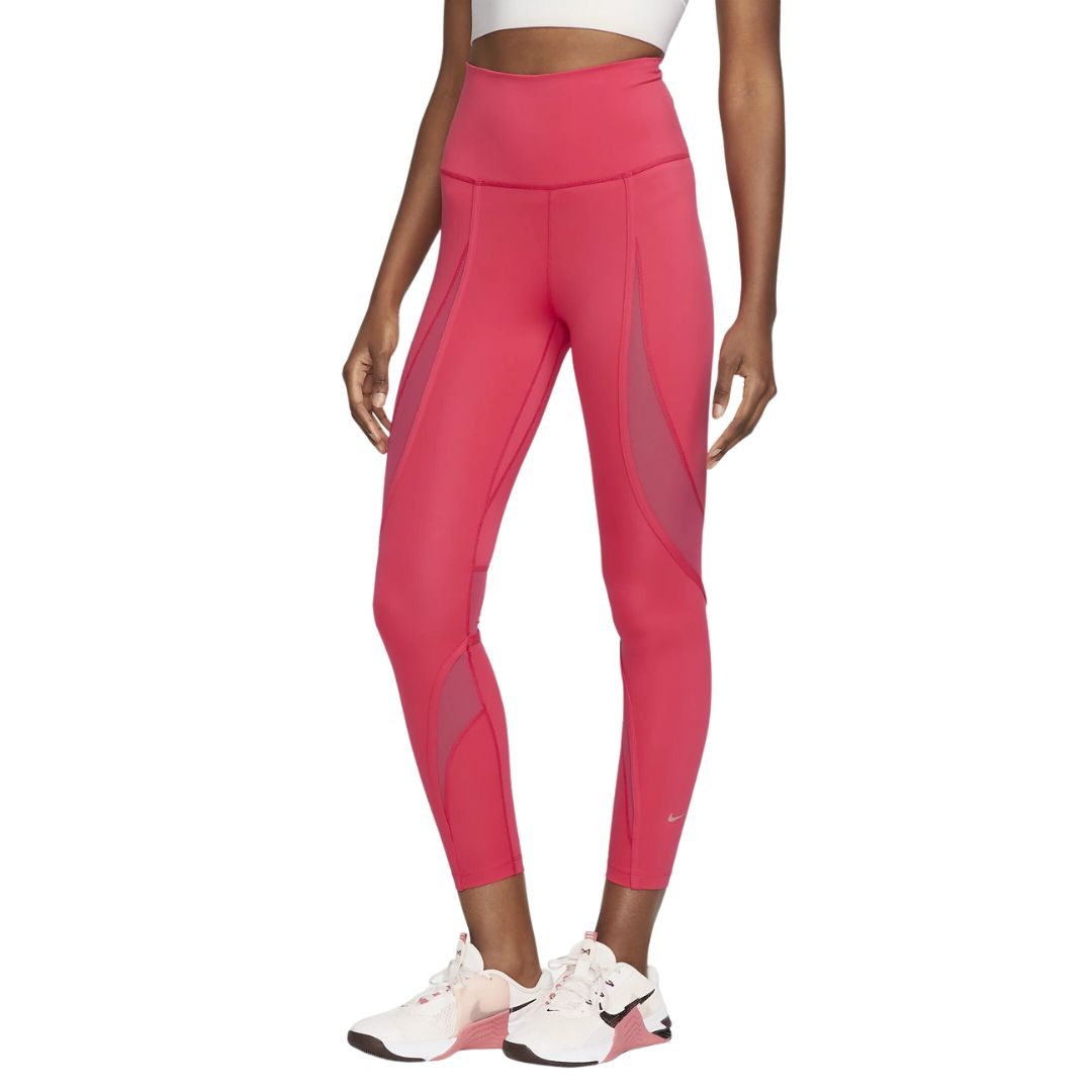 Nike Women One High-Waisted 7/8 Mesh-Panelled Leggings