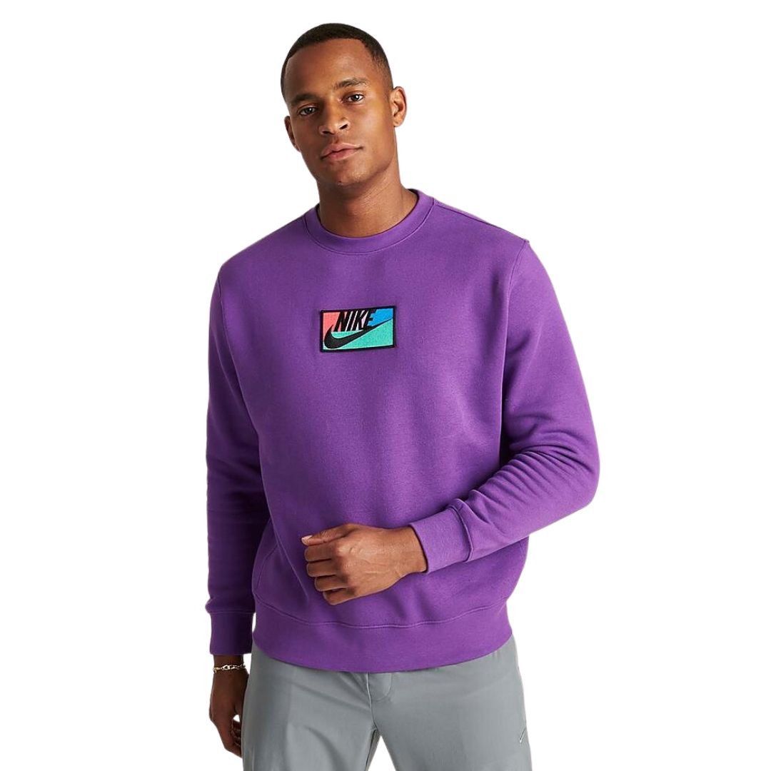 Fleece Crew Nike Mens Crewneck Sweatshirt Nike Clothes Nike Club