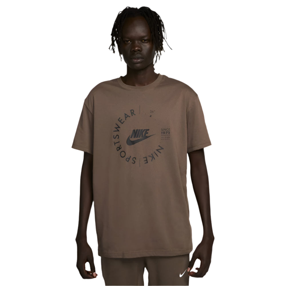 black and brown nike shirt