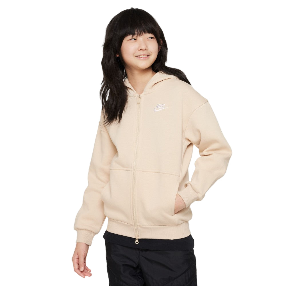 Sportswear Club Fleece Oversized Full-Zip Hoodie Sweatshirt