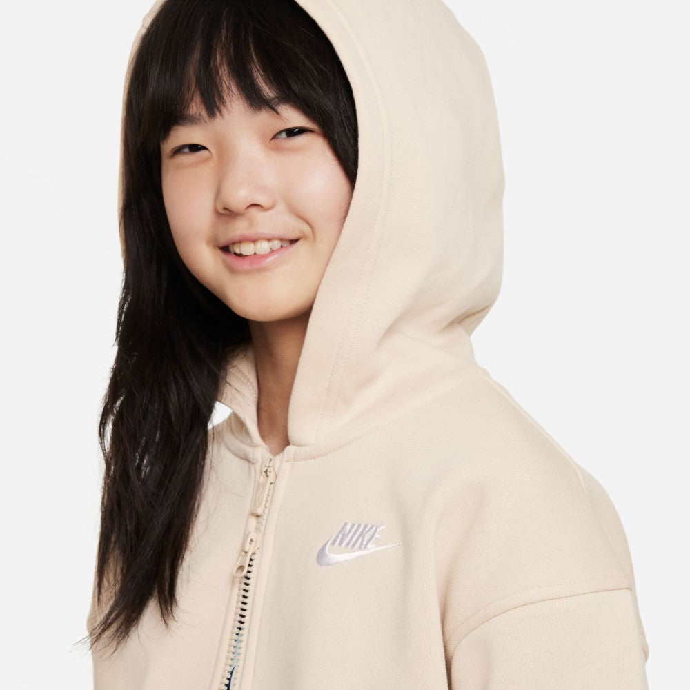 Sportswear Club Fleece Oversized Full-Zip Hoodie Sweatshirt