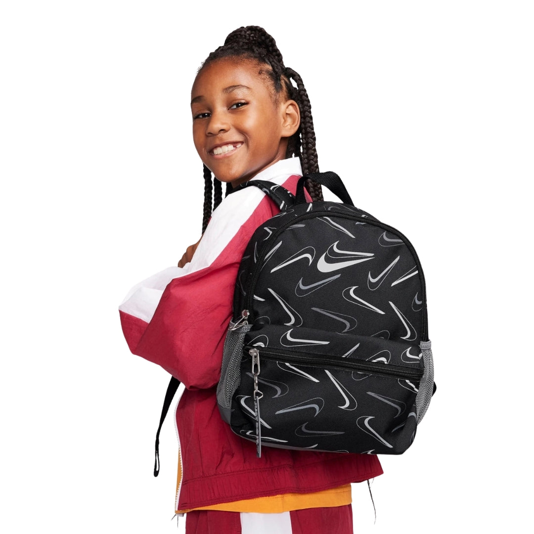 Nike Brasilia JDI Kids' Mini Backpack (11L) Black/Smoke Grey