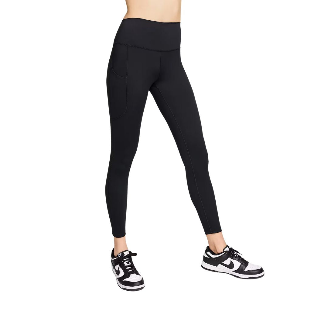 Nike One Women's High-Waisted 7/8 Leggings with Pockets Black