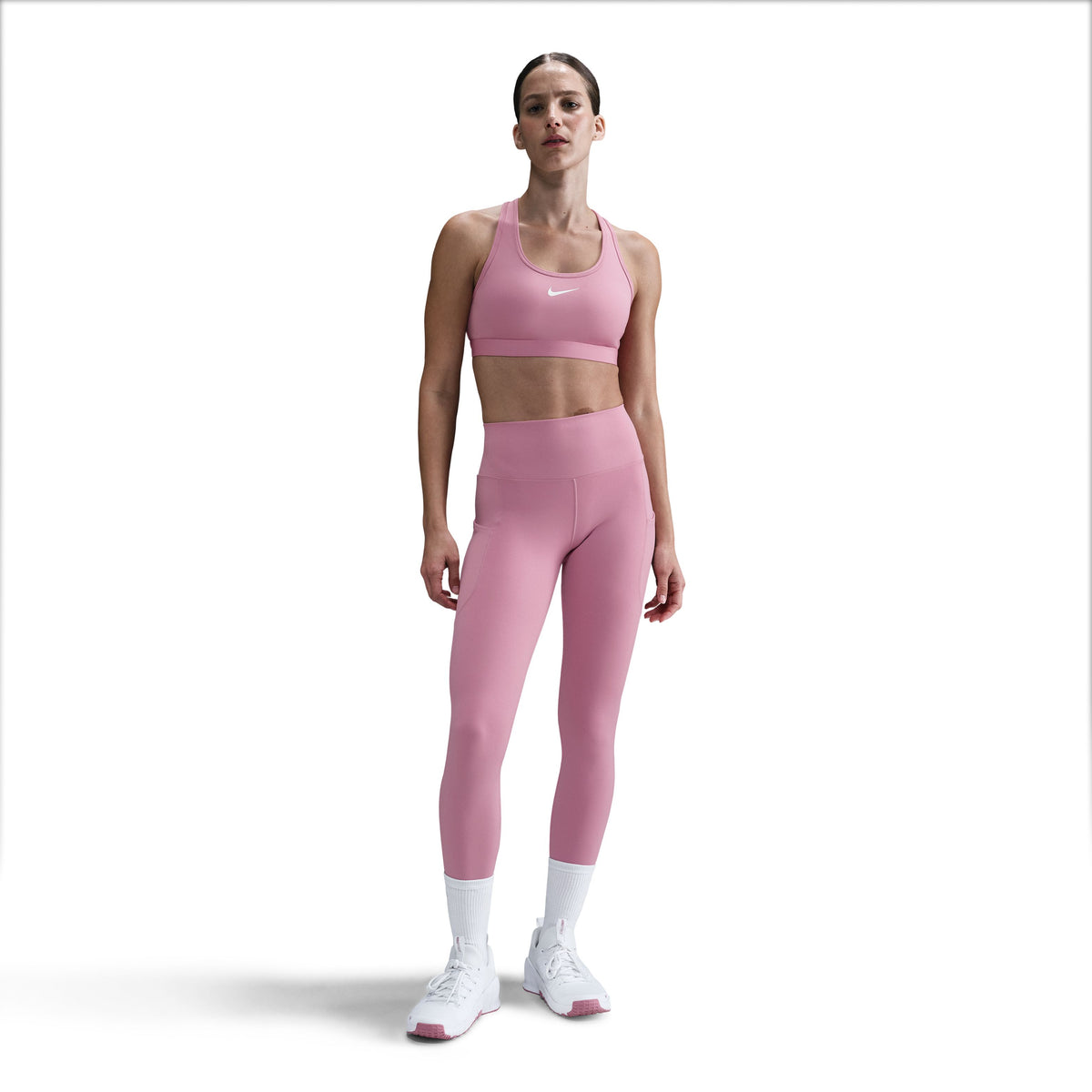 One High-Waisted 7/8 Leggings With Pockets