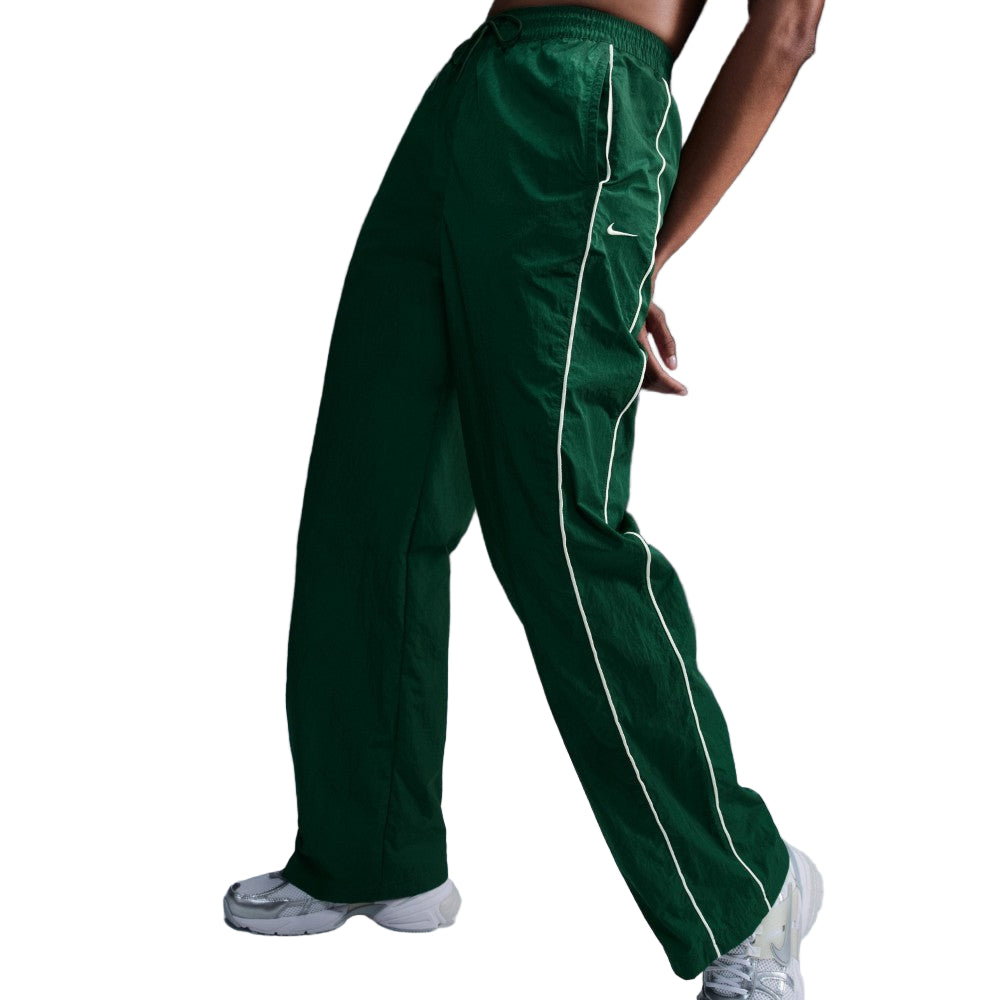 Windrunner High-Waisted Woven Open-Hem Pants