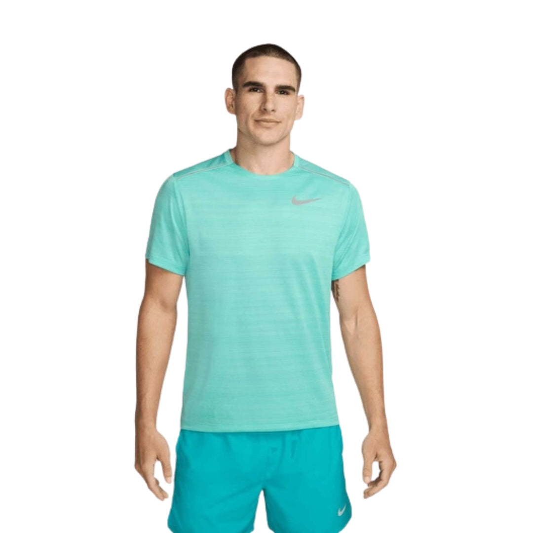 Nike Apparel Nike Miler Turquoise Nike Miler Men's Running T-Shirt