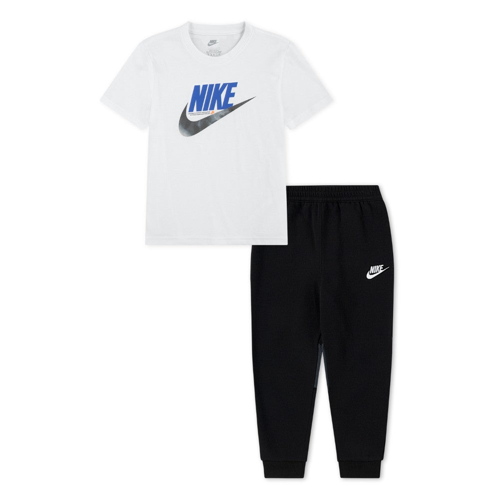 Nike Sportswear Set for Preschool Kids' Matching Set White Black