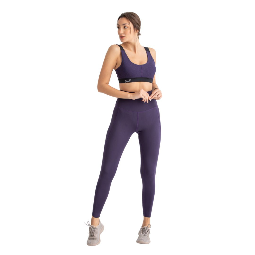 Heather sports Bra