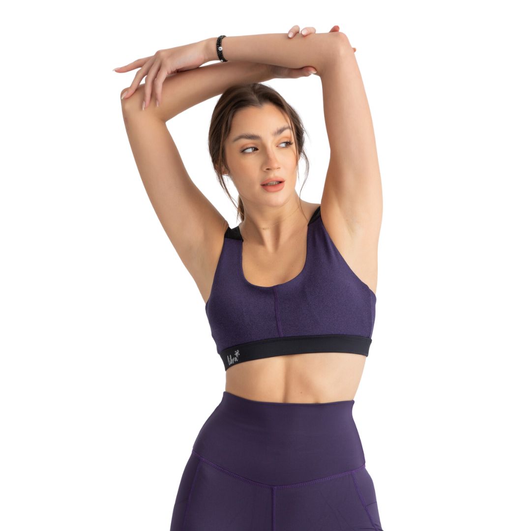 Heather sports Bra