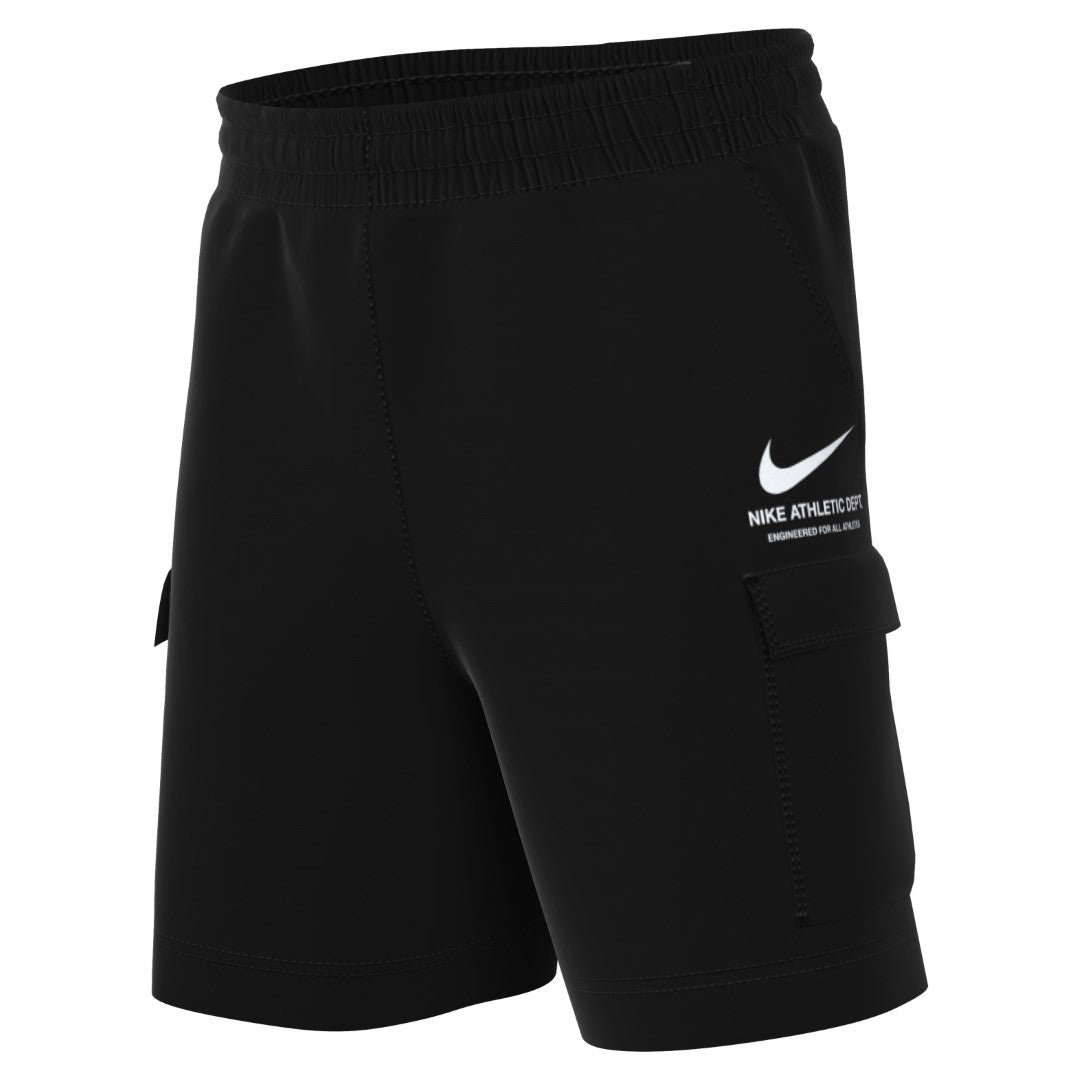 Nike Fleece Cargo Kids Shorts Black - Main Image