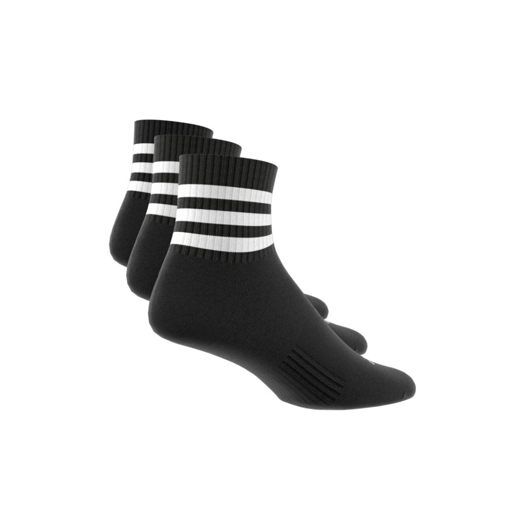 3-Stripes Cushioned Sportswear Mid-Cut Socks 3 Pairs