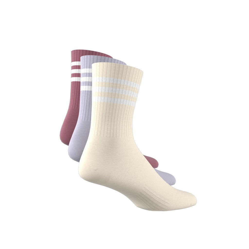 3-Stripes Cushioned Crew Socks 3 Pairs
