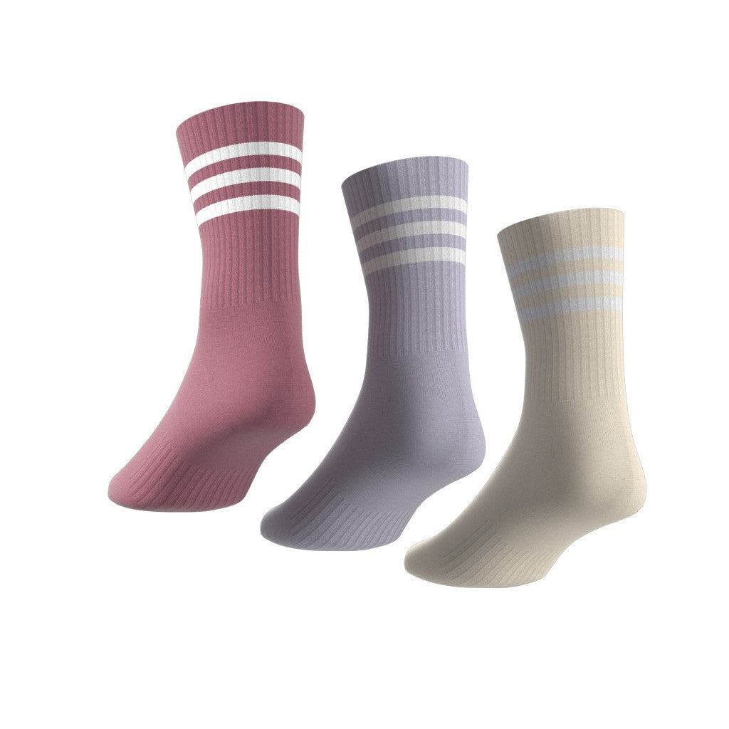 3-Stripes Cushioned Crew Socks 3 Pairs