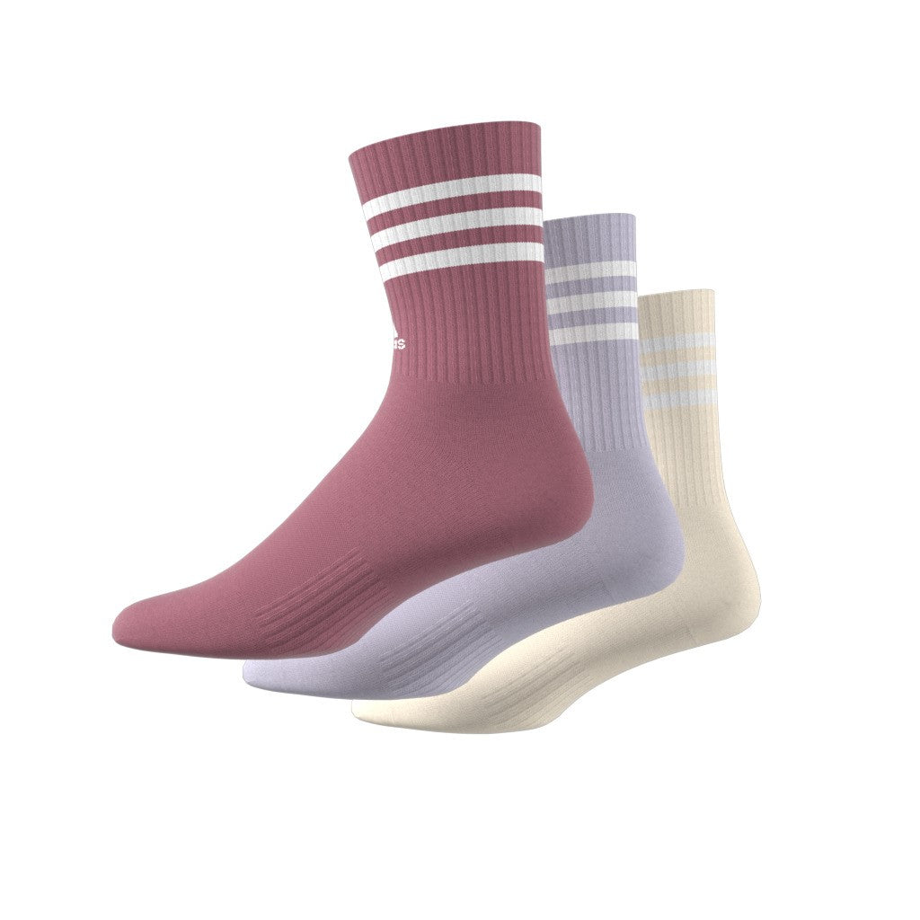 3-Stripes Cushioned Crew Socks 3 Pairs