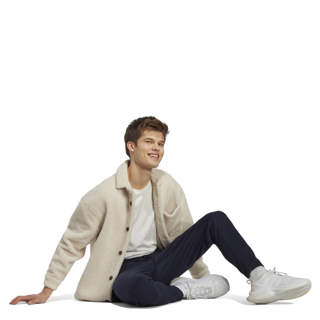 Essentials Single Jersey Tapered Badge of Sport Joggers