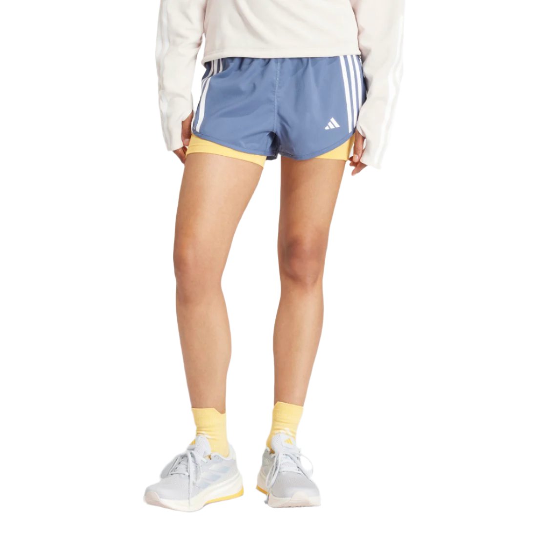 Own the Run 3-Stripes 2-in-1 Shorts