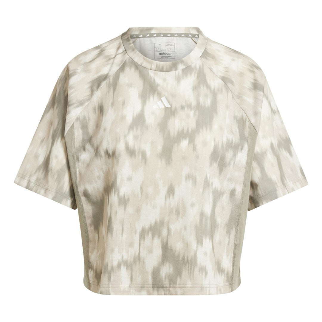 Train Essentials Allover Print Flower Tie-Dye T-Shirt