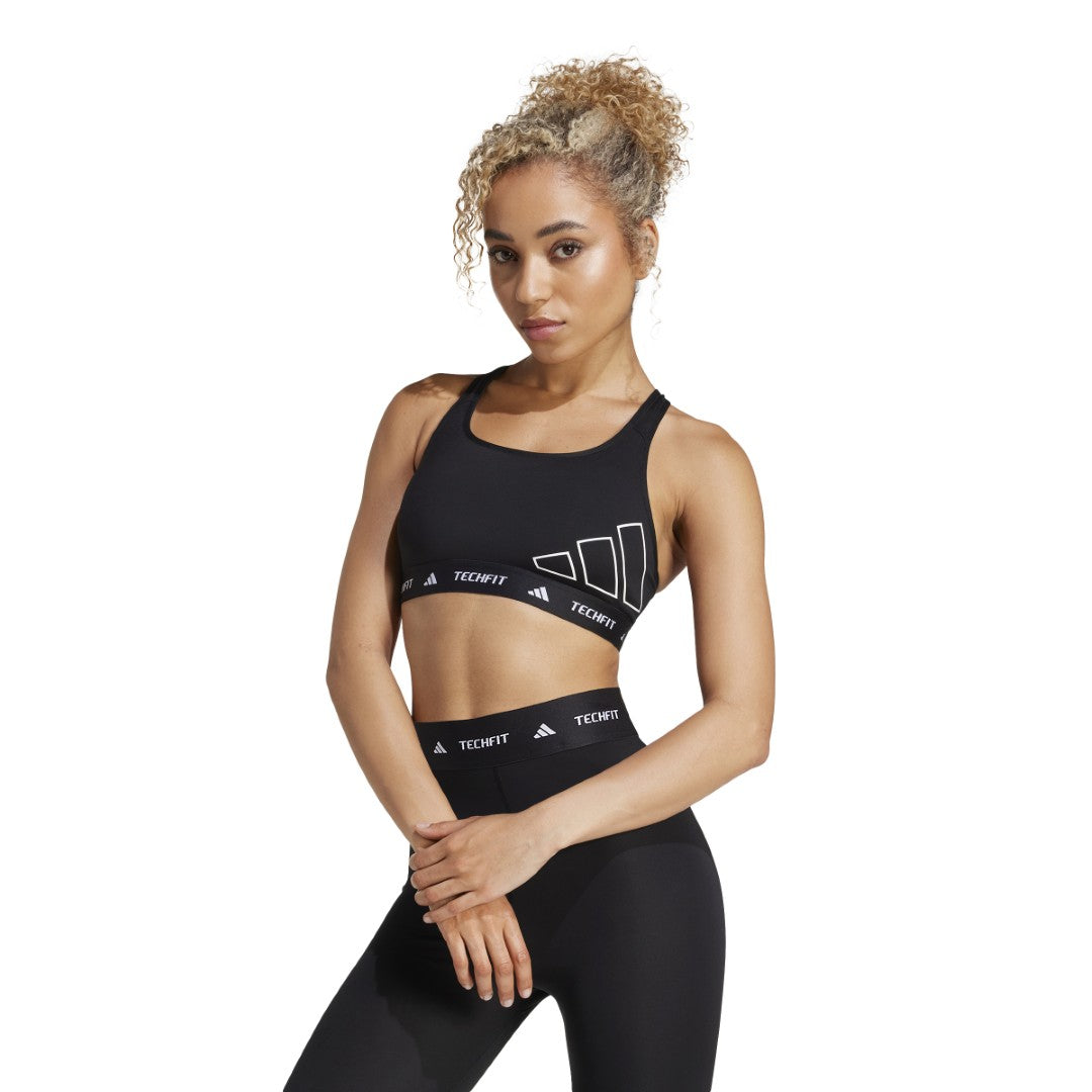 Techfit Medium-Support Graphic Sports Bra