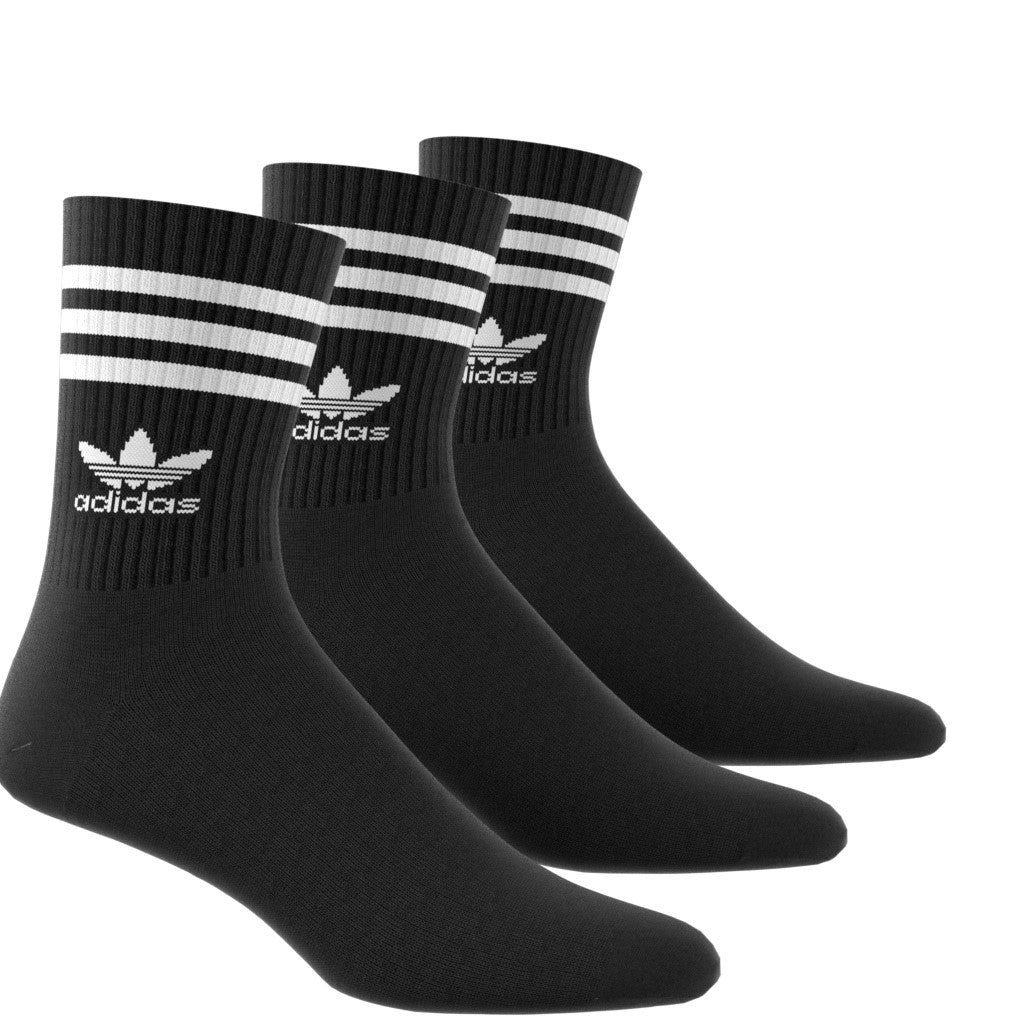 Mid Cut Crew Socks 3 Pairs