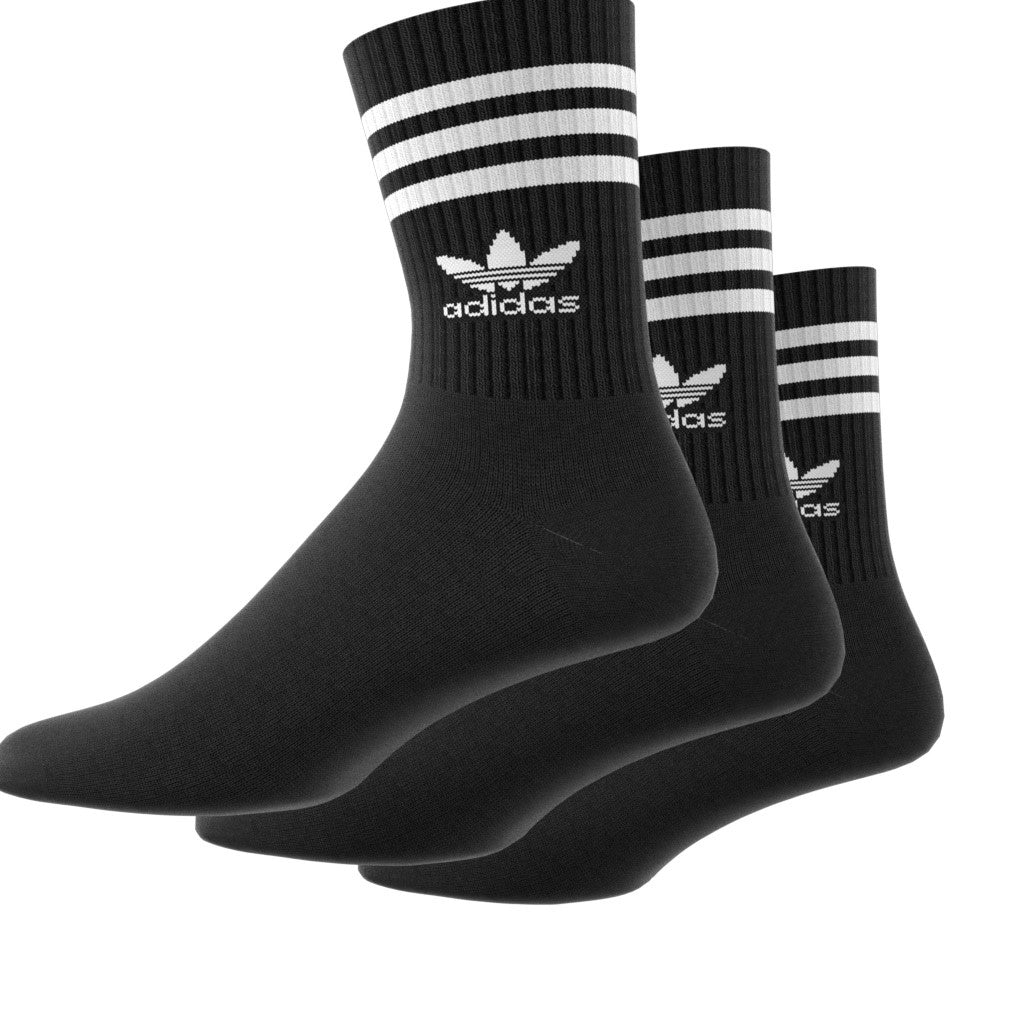 Mid Cut Crew Socks 3 Pairs