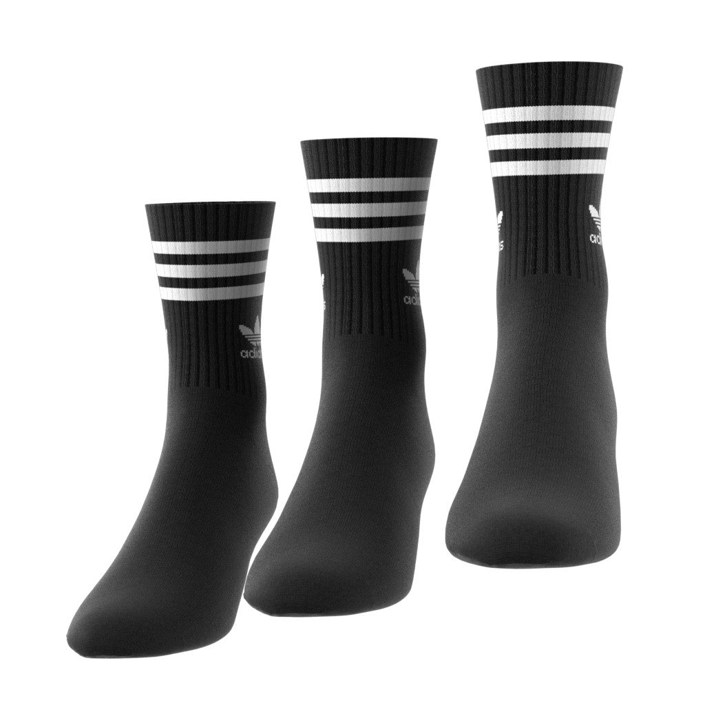 Mid Cut Crew Socks 3 Pairs