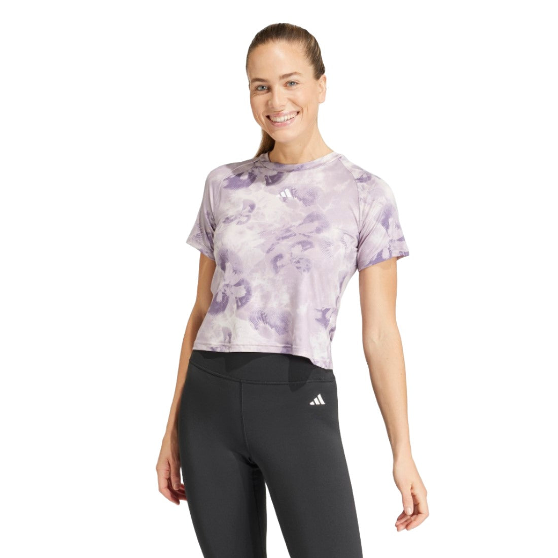 Train Essentials AOP Flower Tie-Dye T-Shirt