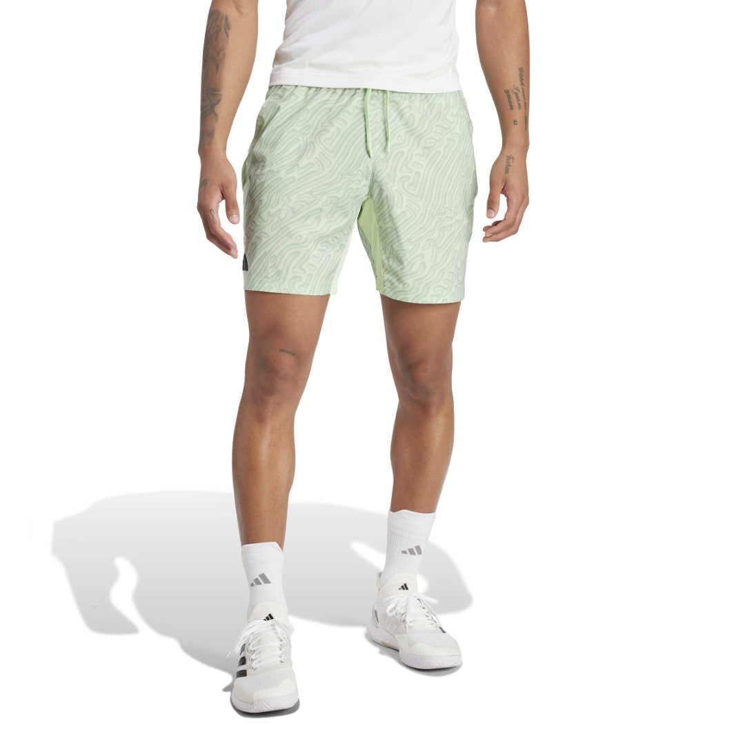 Tennis Heat.Rdy Pro Printed Ergo 7"Shorts