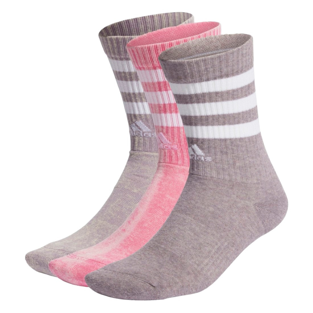 3-Stripes Stonewash Crew Socks 3 Pairs