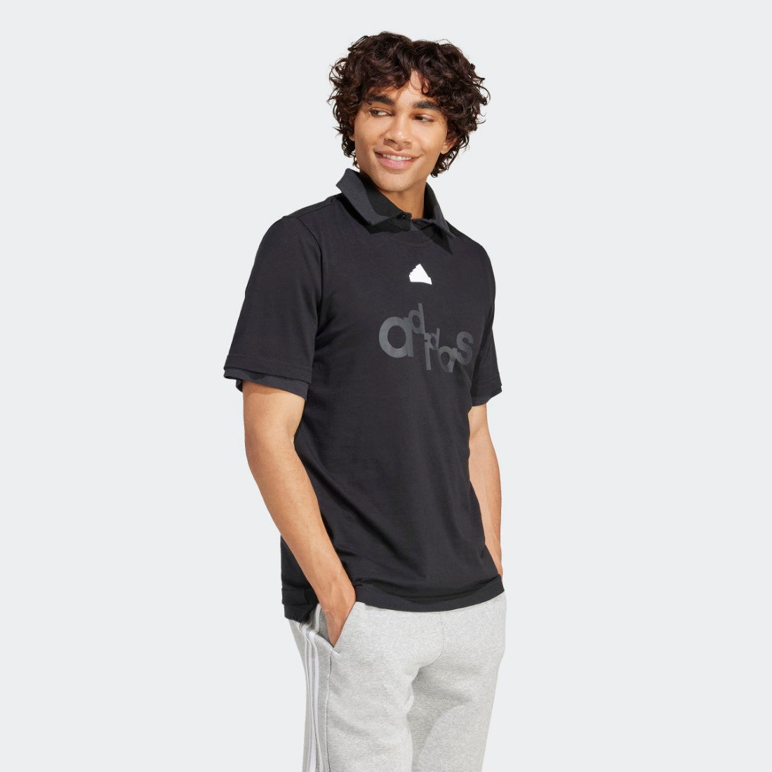 Graphic Print Fleece T-Shirt