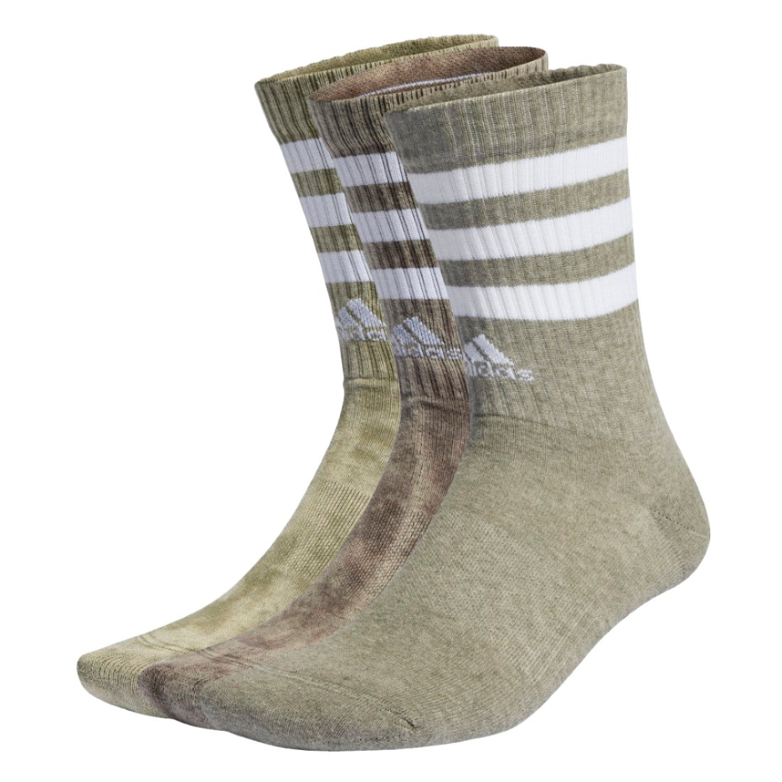 3-Stripes Stonewash Crew Socks 3 Pairs