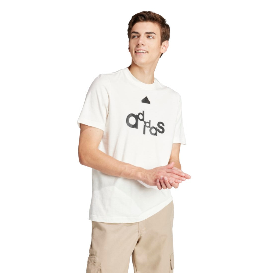 Graphic Print Fleece T-Shirt