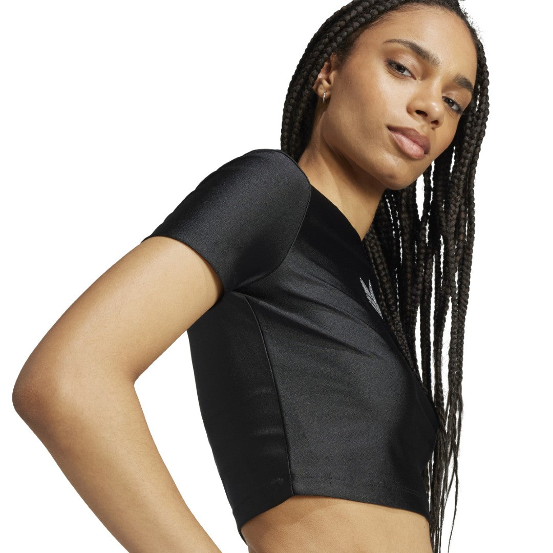 تي شيرت بنقشة أحجار الراين