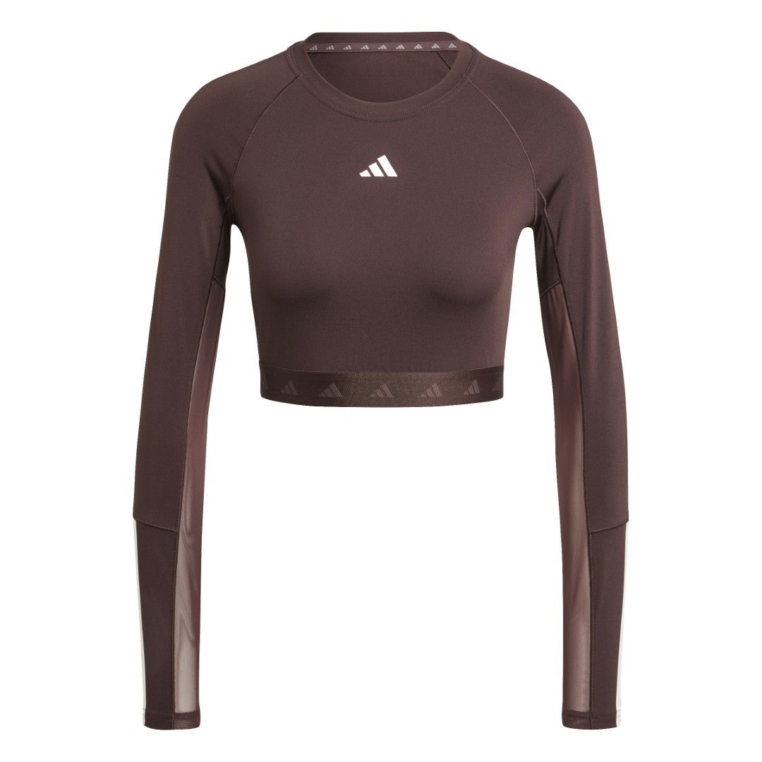 Hyperglam Training Cropped Long Sleeve T-shirt