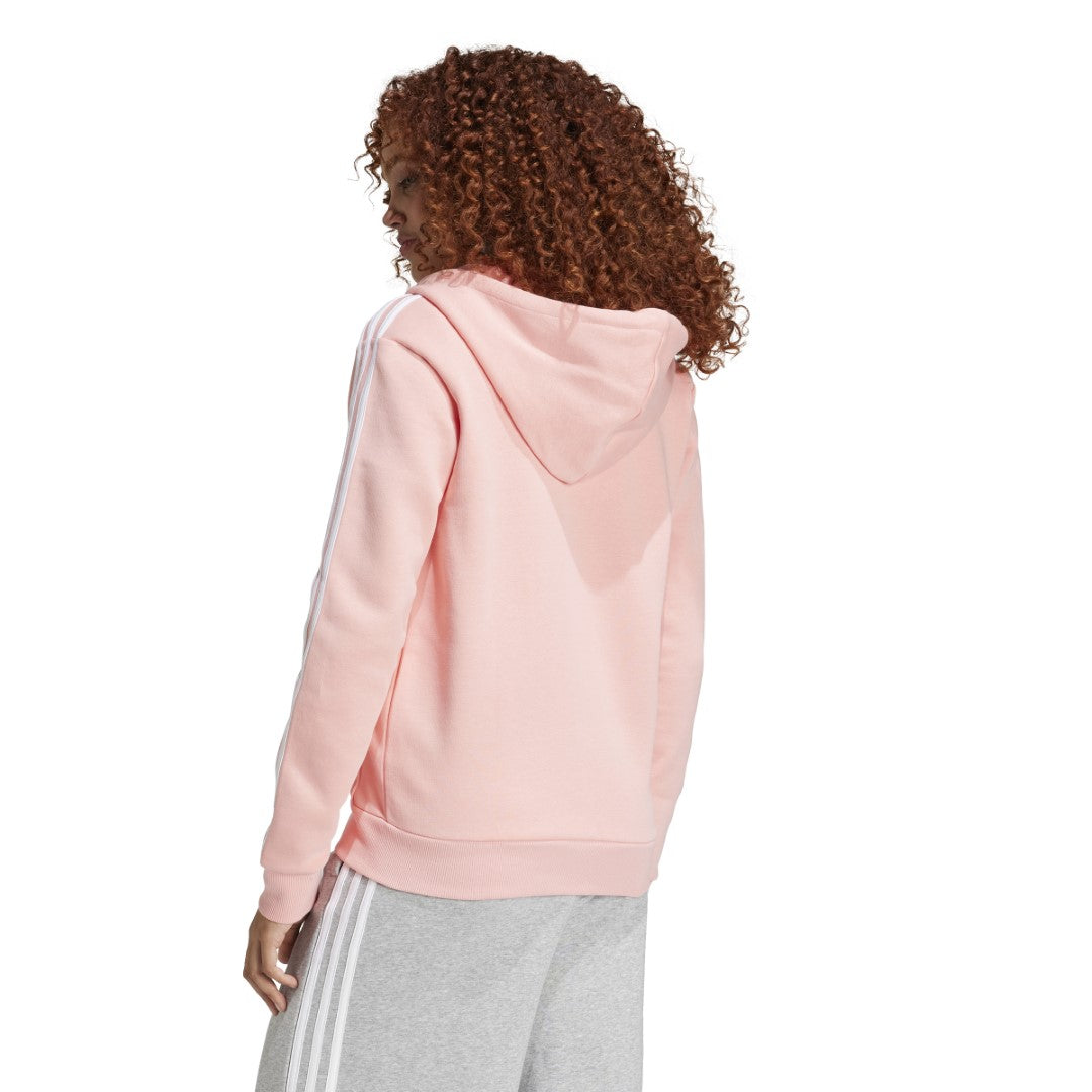 Essentials 3-Stripes Full-Zip Fleece Hoodie