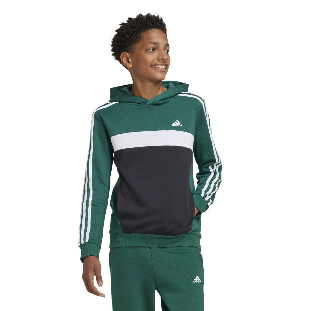 Tiberio 3-Stripes Colorblock Fleece Sweatshirt