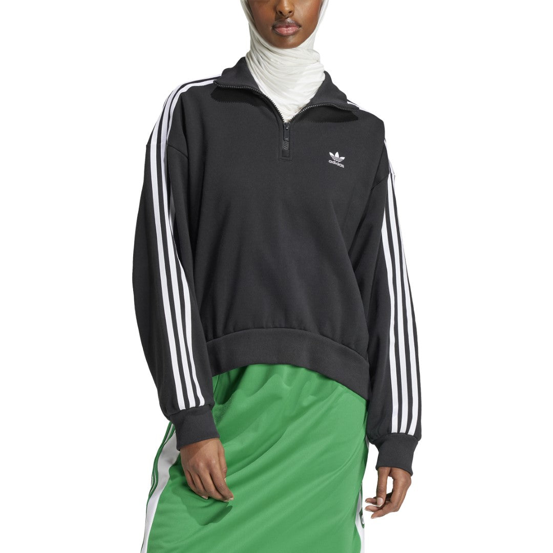 سويتشيرت كروب بسحاب نصي أديكلور