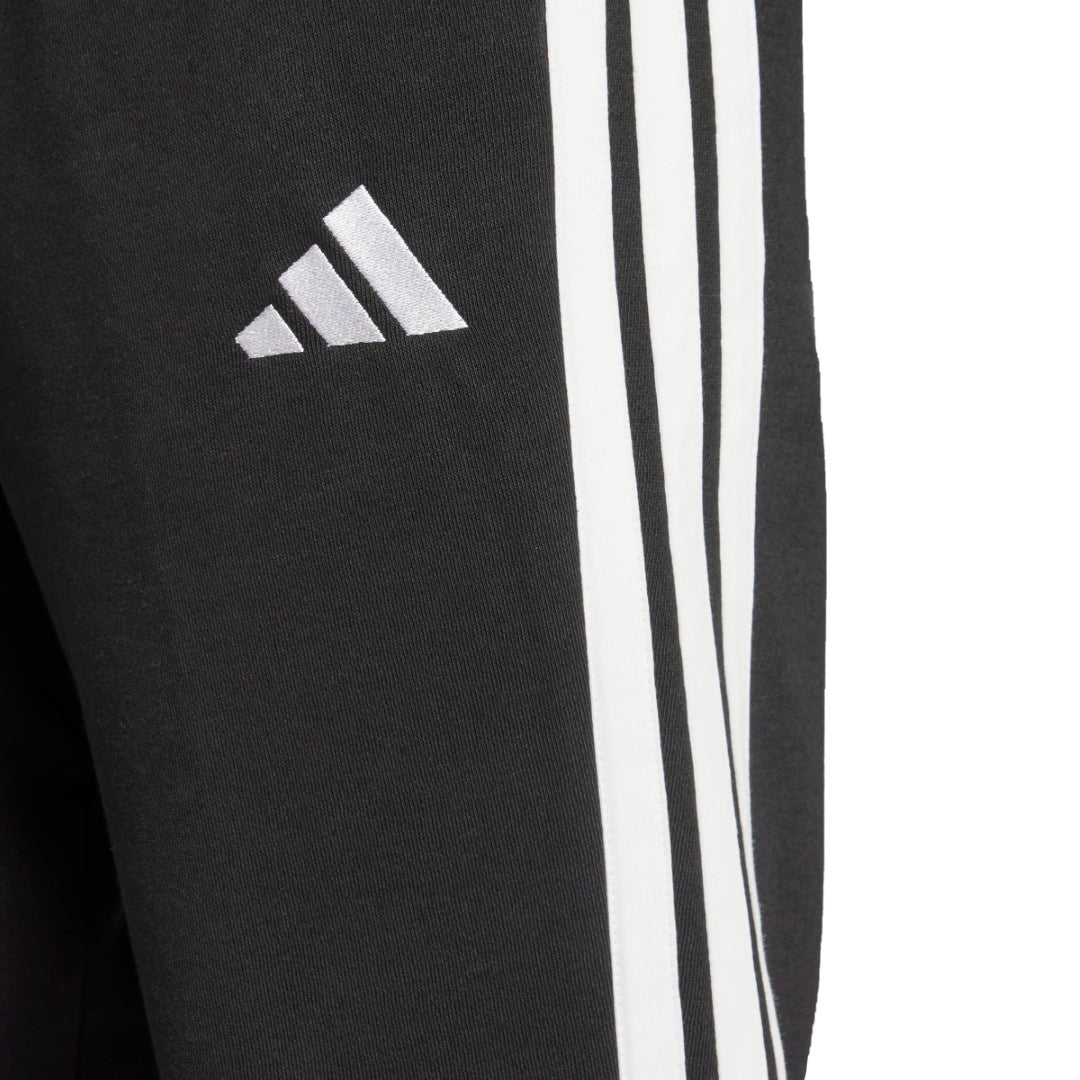 Essentials 3-Stripes Fleece Pants Open Hem