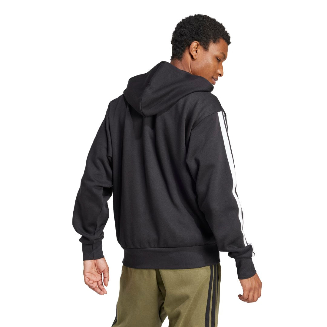 Essentials 3-Stripes Fleece Hoodie