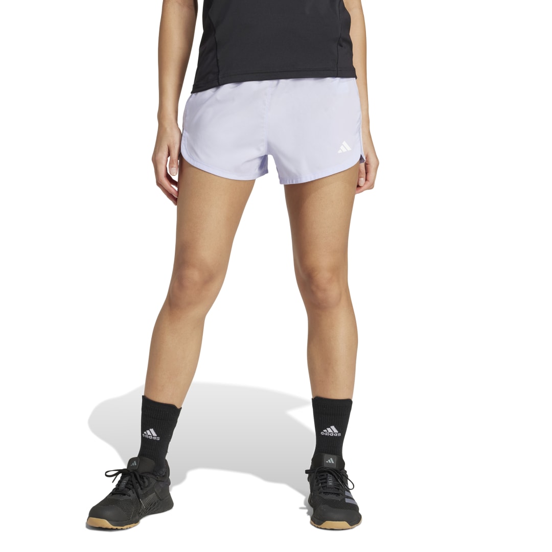 Pacer Training 3-Stripes Woven High-Rise Shorts