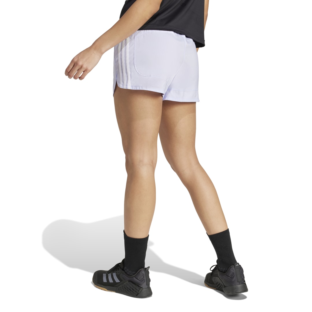 Pacer Training 3-Stripes Woven High-Rise Shorts