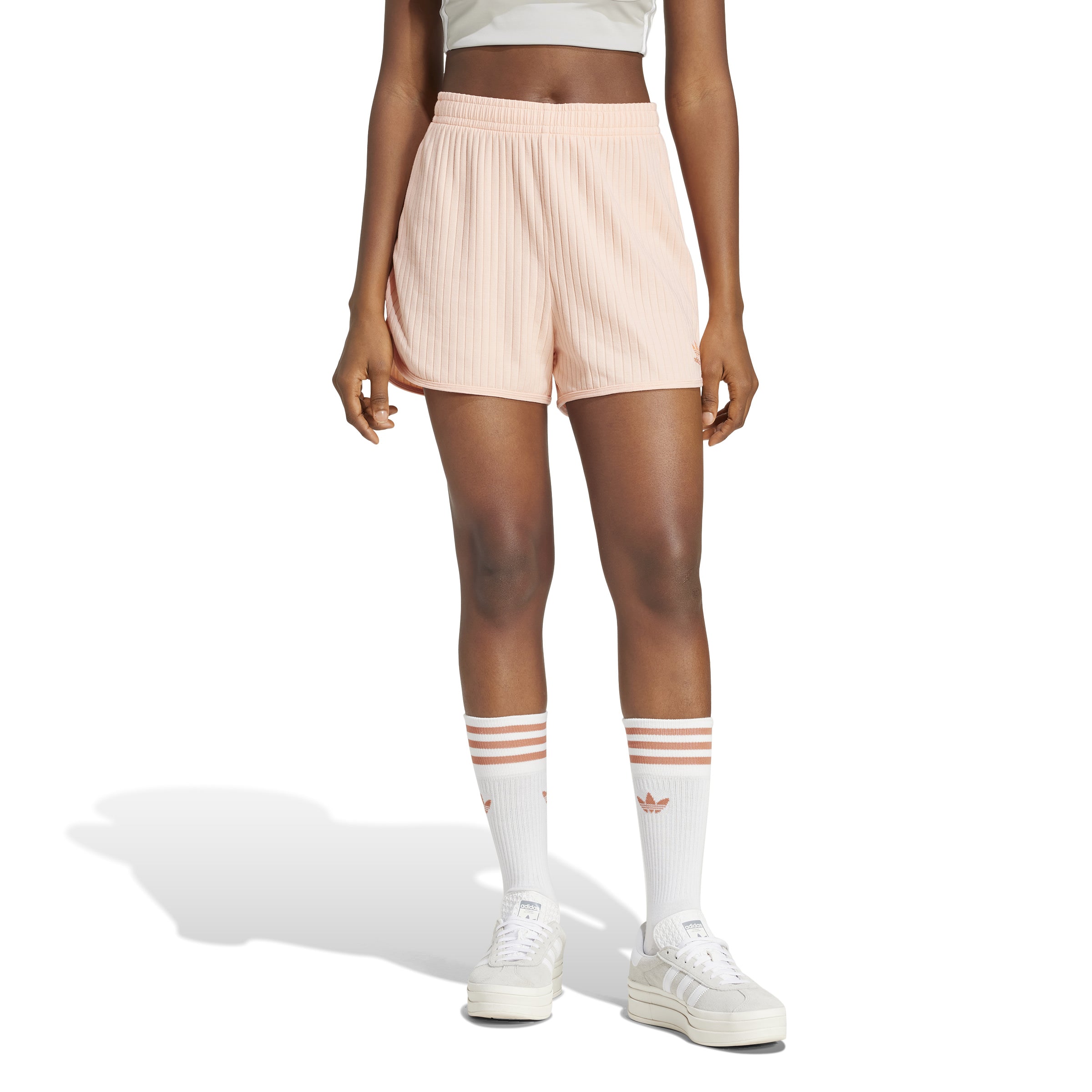 شورت قصير Rib واسع إيسنشيالز