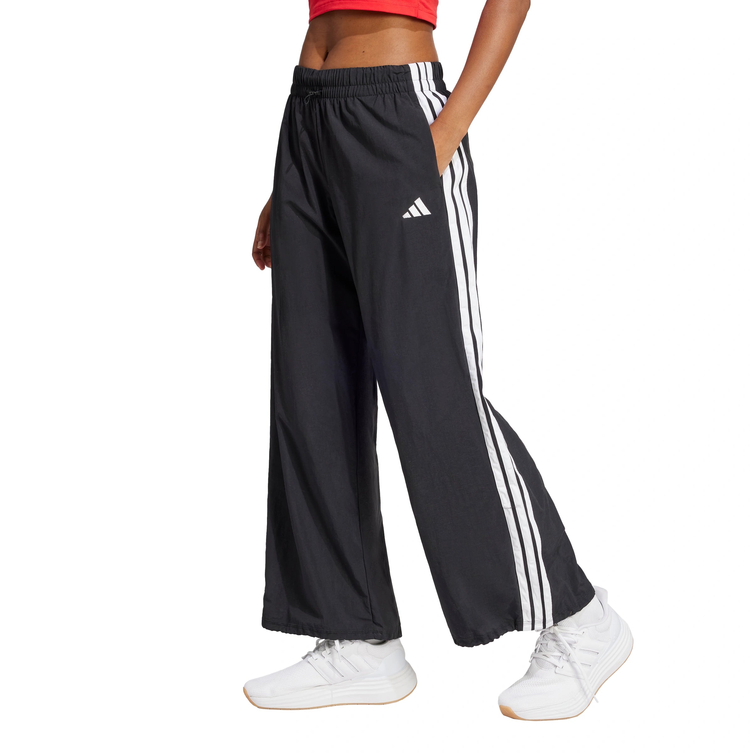 Essentials 3-Stripes Woven Parachute Pants