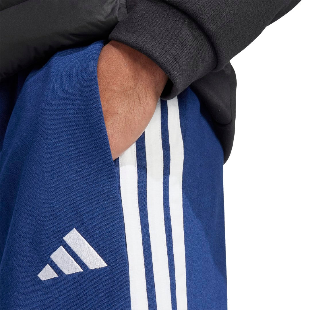 Essentials 3-Stripes Open Hem Fleece Joggers