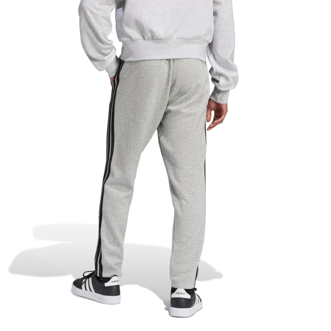 Essentials 3-Stripes Open Hem Fleece Joggers